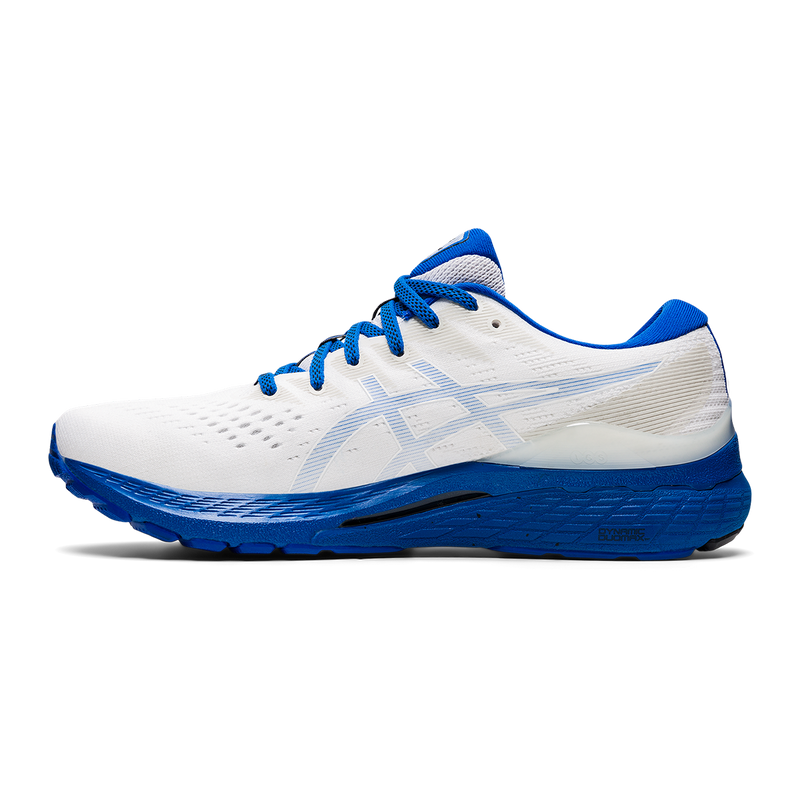 Asics Gel Kayano 28 - White - Tuna Blue