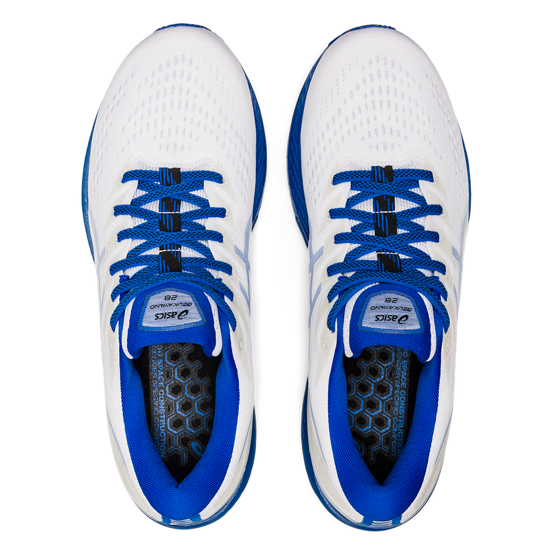 Asics Gel Kayano 28 - White - Tuna Blue