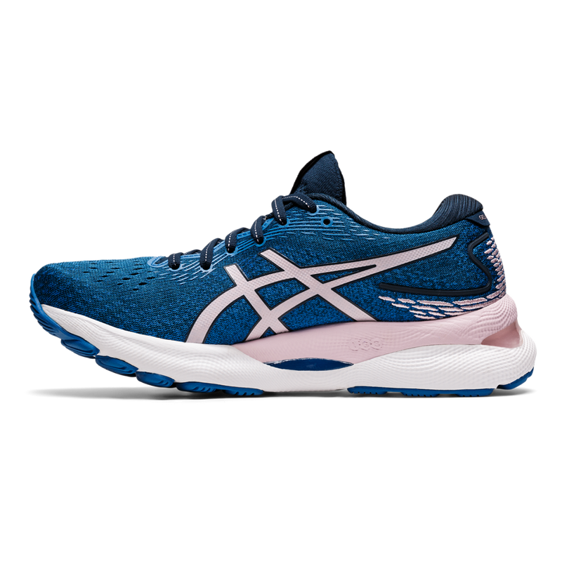 Asics Gel Nimbus 24 - French Blue - Barely Rose