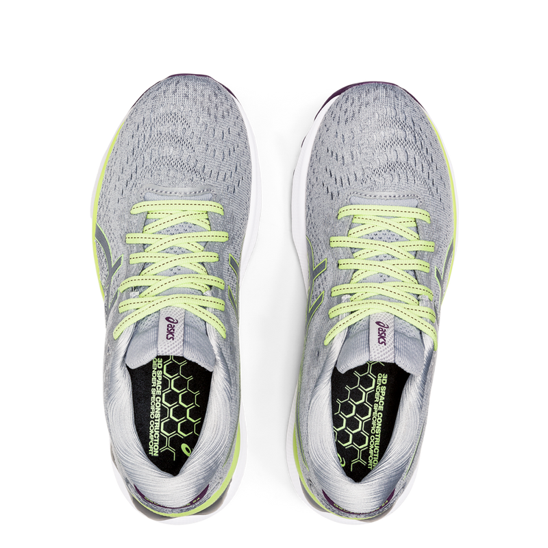 Asics Gel Nimbus 24 - Piedmont Grey - Lime Green