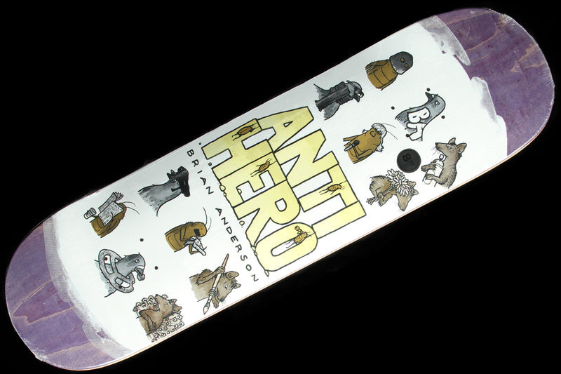 Anti-Hero BA Usual Suspect Purple Deck 8.75"