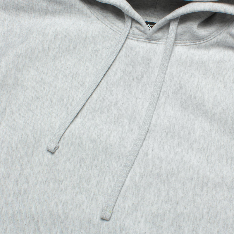 Stussy | Back Applique Hoodie Style # 118472 Color : Ash Heather
