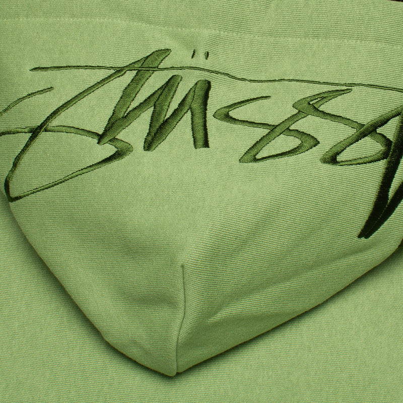 Stussy | Back Applique Hoodie Style # 118472 Color : Moss