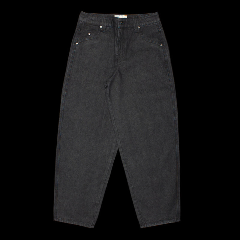 Dime Baggy Denim Jeans Color : Black Washed