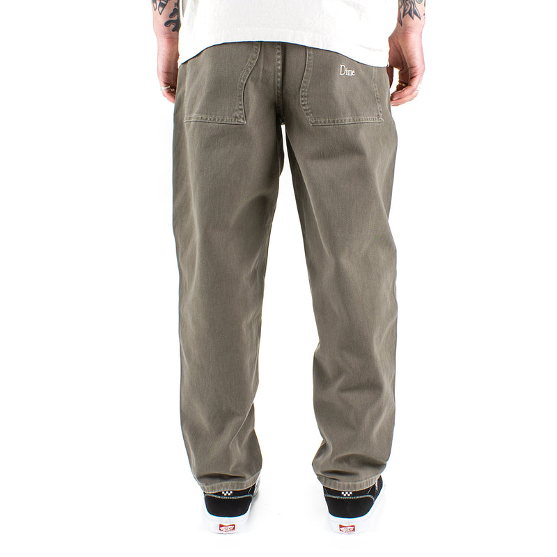 Dime Baggy Denim Jeans Color : Military Washed  Edit alt text