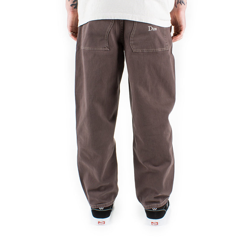 Dime Baggy Denim Jeans Color : Brown Washed  Edit alt text