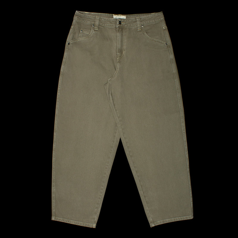 Dime Baggy Denim Jeans Color : Military Washed