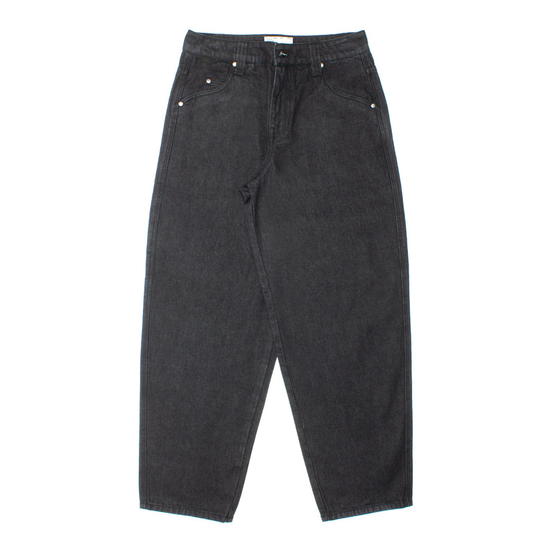 Dime Baggy Denim Jeans Color : Black Washed
