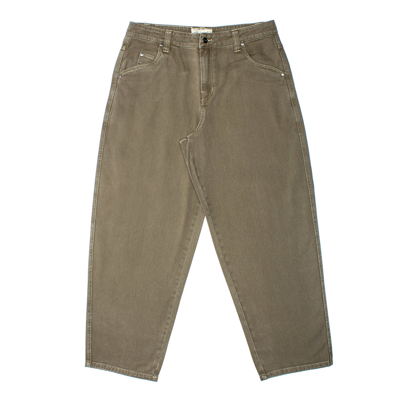 Dime Baggy Denim Jeans Color : Military Washed