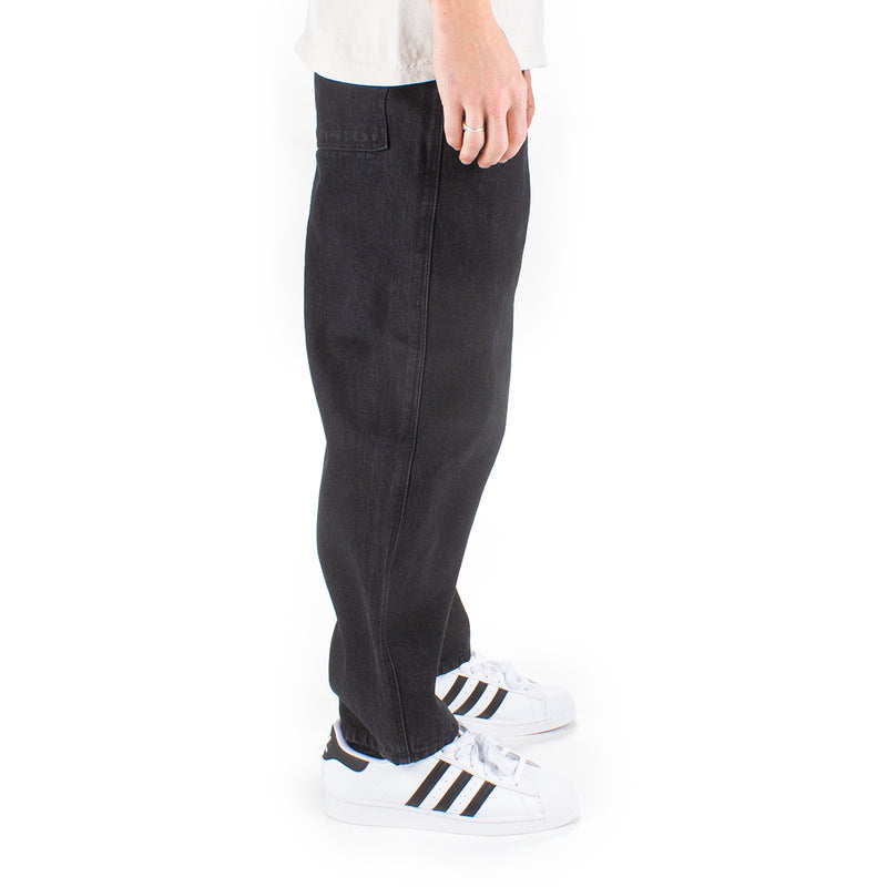 Dime Baggy Denim Jeans Color : Black Washed