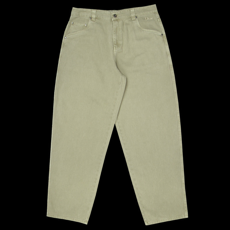 Dime Baggy Denim Pants Khaki