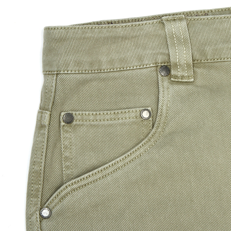 Dime Baggy Denim Pants Khaki