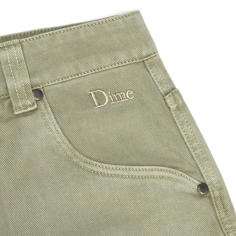 Dime Baggy Denim Pants Khaki