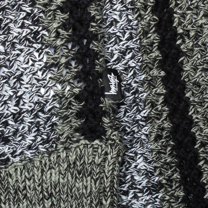 Stussy Baja Loose Gauge Sweater : Black