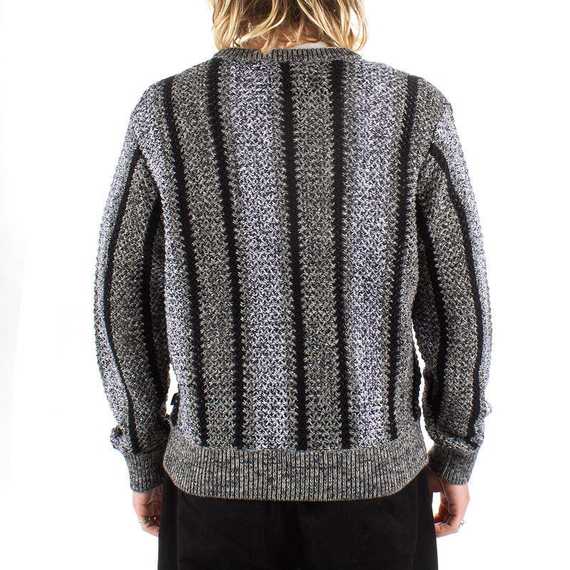 Stussy Baja Loose Gauge Sweater : Black