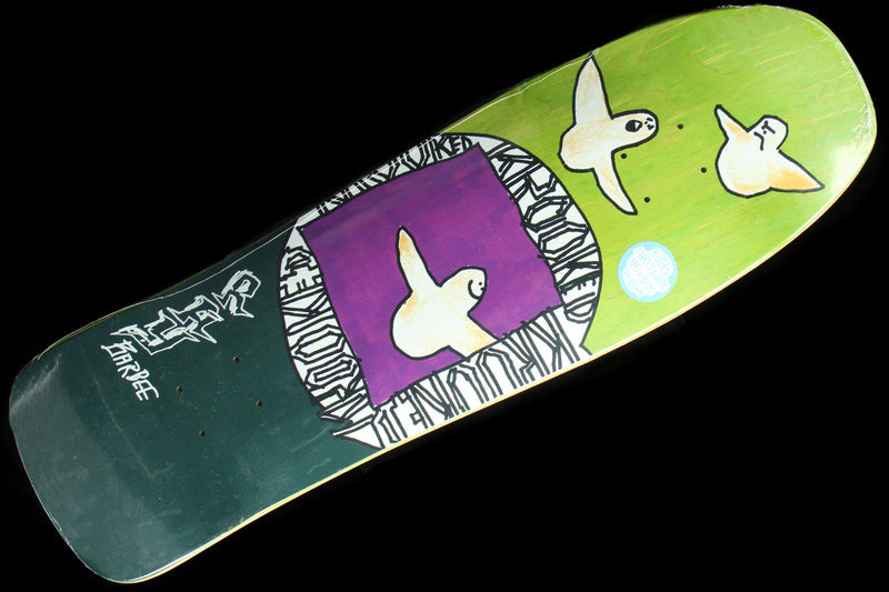 Krooked Barbee - Bird Nest Green Deck 9.5"