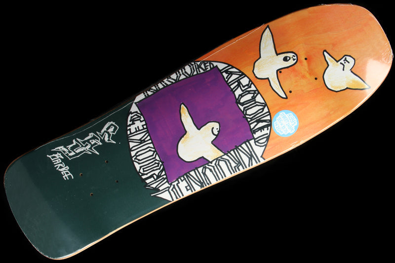 Krooked Barbee - Bird Nest Orange Deck 9.5"