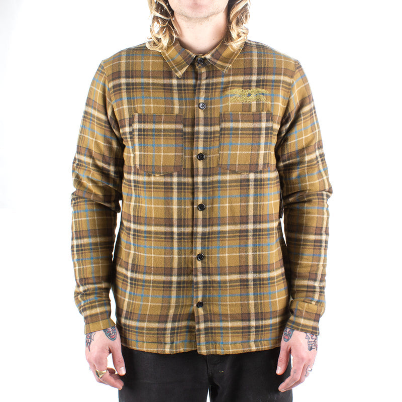 Anti Hero Basic Eagle Flannel Jacket  Edit alt text