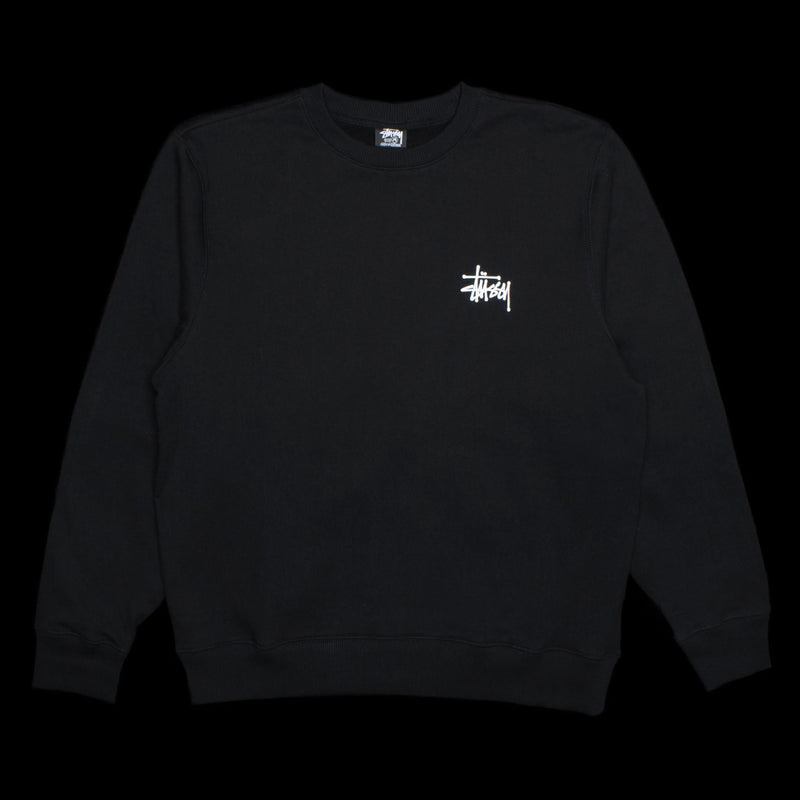 Stussy Basic Stussy Crew Style # 1914870 Color : Black
