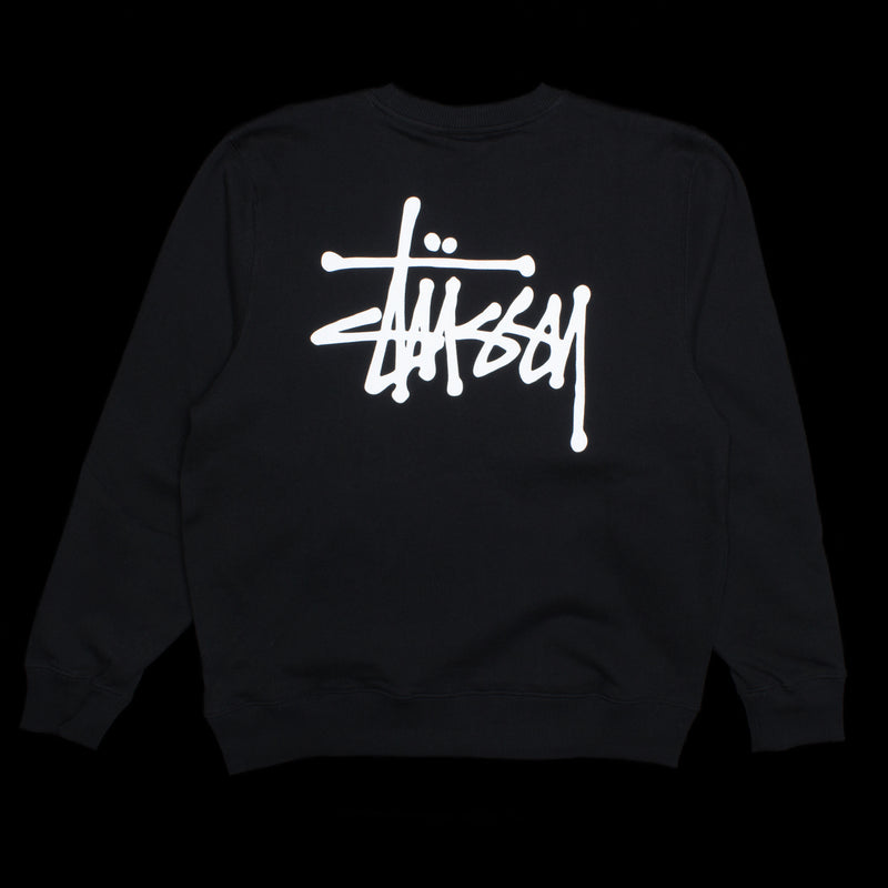 Stussy Basic Stussy Crew Style # 1914870 Color : Black