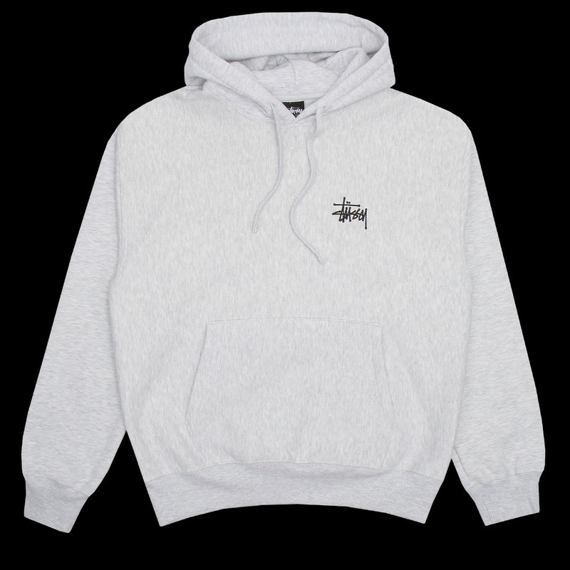 Stussy Basic Stussy Hoodie Ash Heather