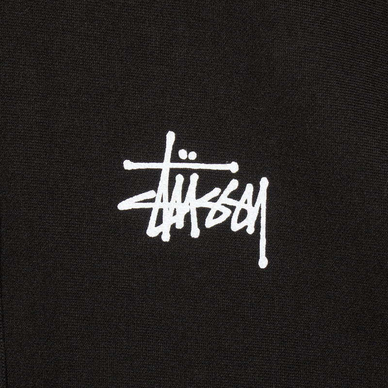 Basic Stussy Pigment Dyed Hoodie Style # 1924879 Color : Black