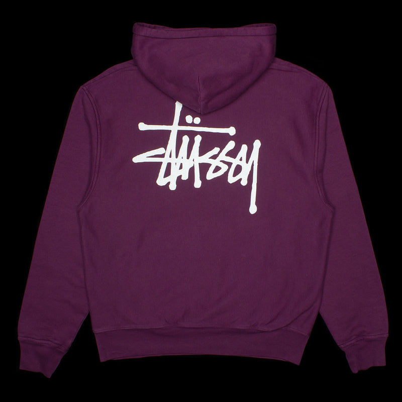 Basic Stussy Pigment Dyed Hoodie Style # 1924879 Color : Purple