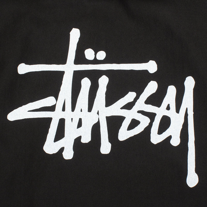 Basic Stussy Pigment Dyed Hoodie Style # 1924879 Color : Black