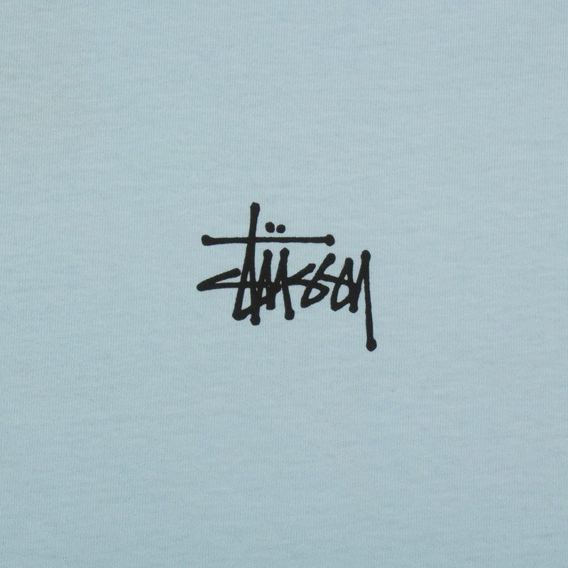 Stussy | Basic Stussy Pigment Dyed L/S T-Shirt Style # 1994879 Color : Sky Blue