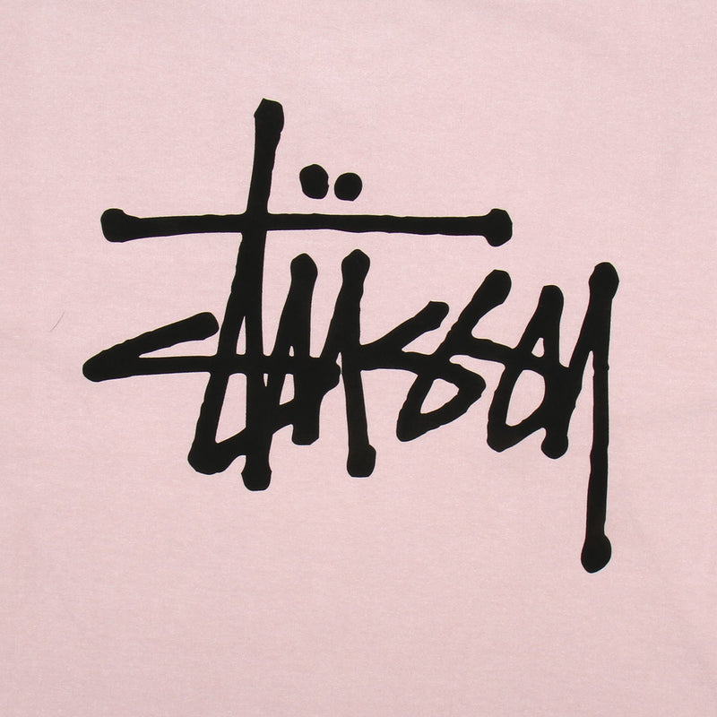 Basic Stussy Pigment Dyed L/S T-Shirt Blush