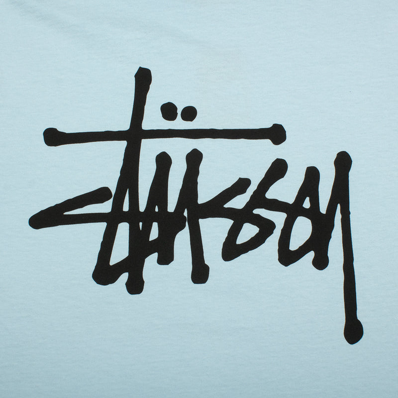 Stussy | Basic Stussy Pigment Dyed L/S T-Shirt Style # 1994879 Color : Sky Blue