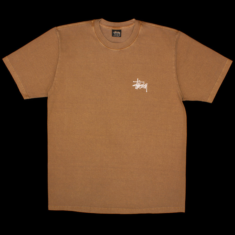 Basic Stussy Pigment Dyed T-Shirt  Almond