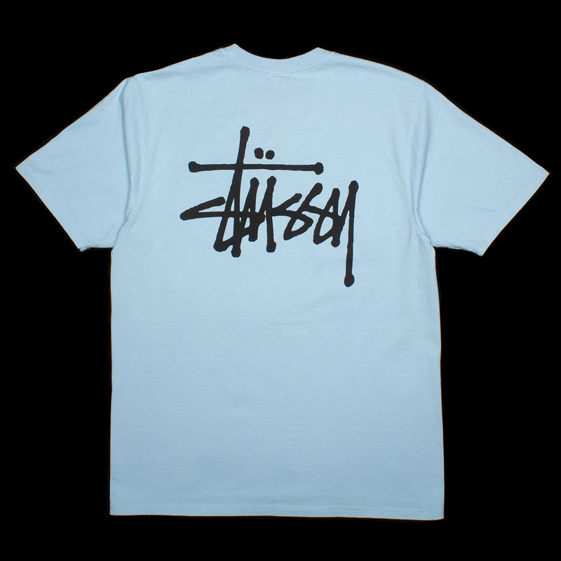 Basic Stussy Pigment Dyed T-Shirt  Sky Blue