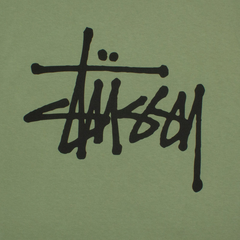Stussy | Basic Stussy Pigment Dyed T-Shirt Style # 1904879 Color : Artichoke