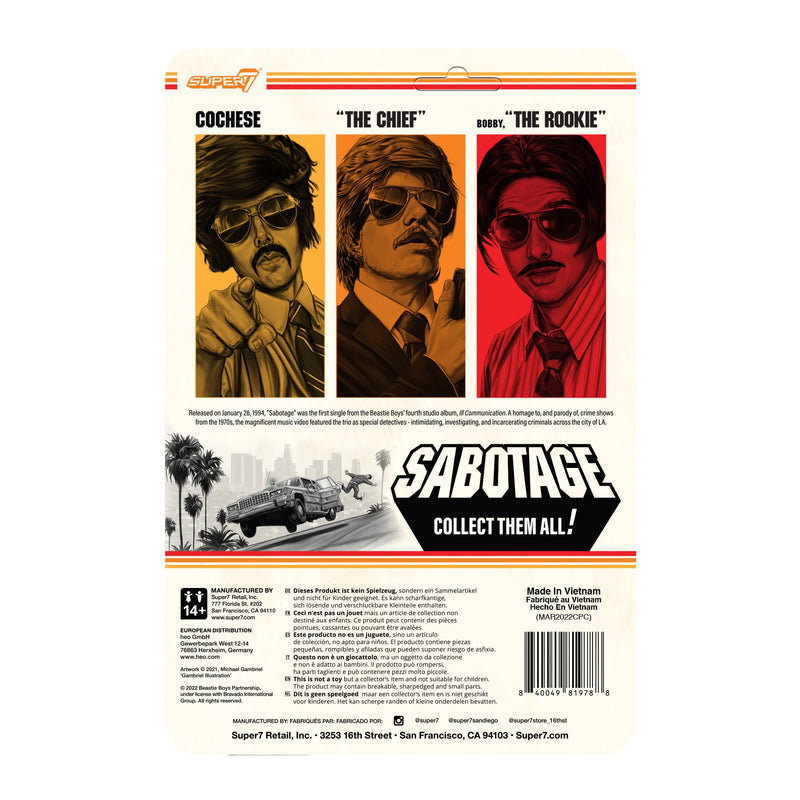 Beastie Boys ReAction Figure - Sabotage - Vic Colfari