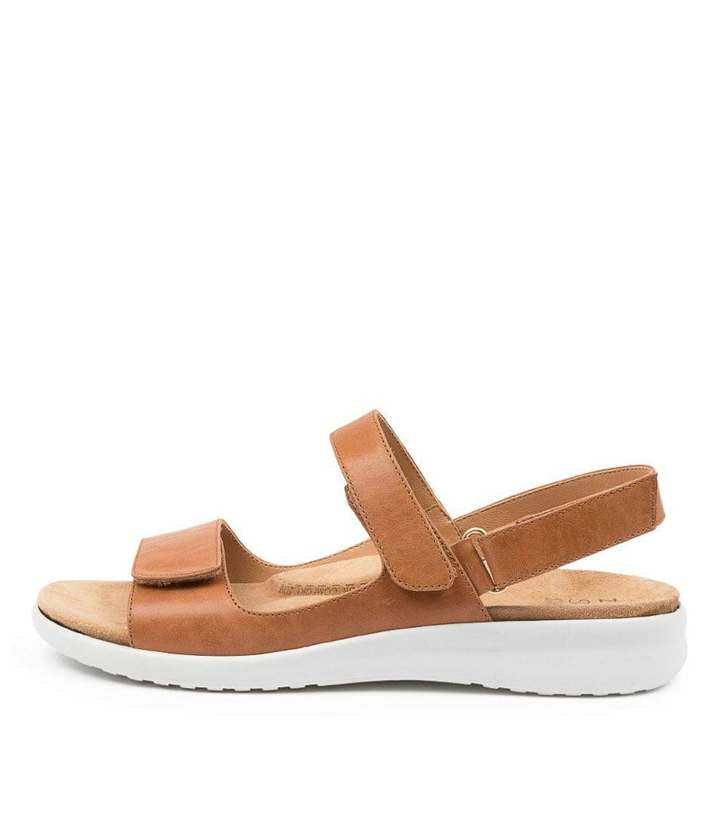 Women's Ziera BENJI-W in Tan/ White Sole Leather. Sku: ZR10589TACLE