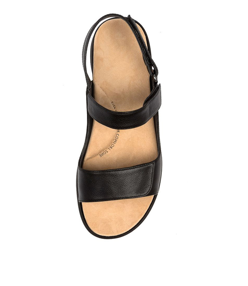 Women's Ziera BENJI-W in Black/ Black Sole Leather. Sku: ZR10589B75LE