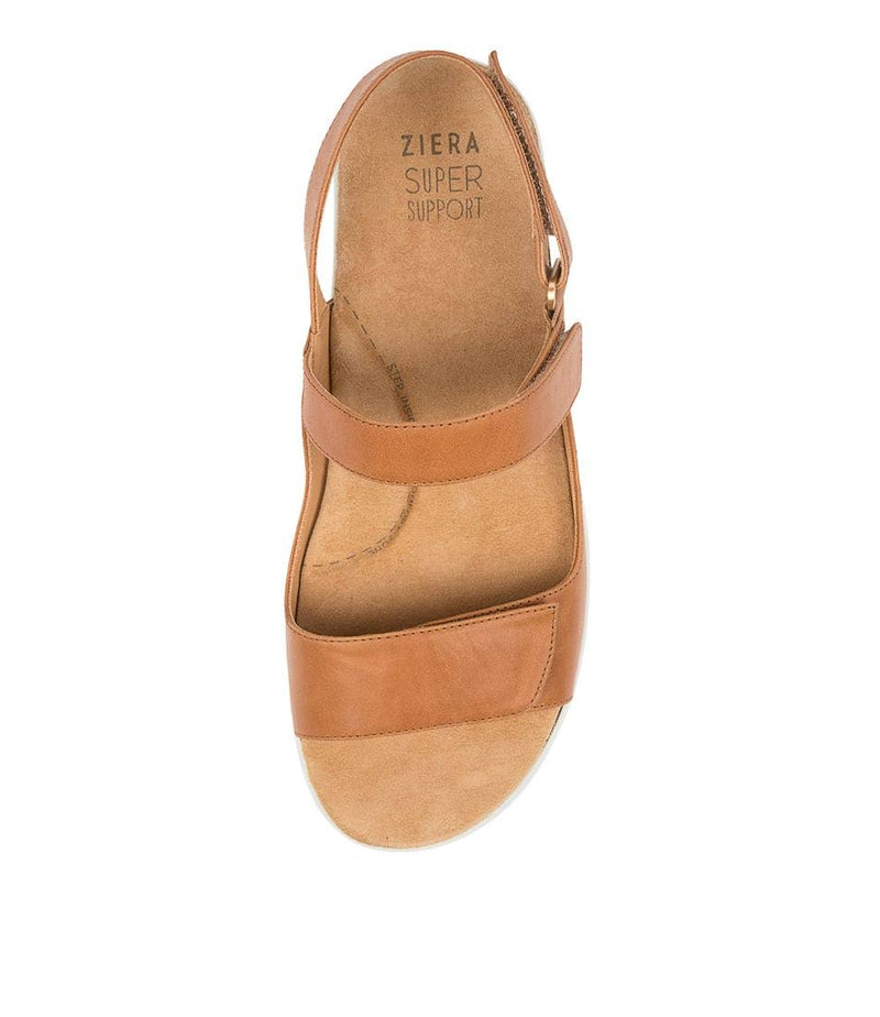 Women's Ziera BENJI-W in Tan/ White Sole Leather. Sku: ZR10589TACLE