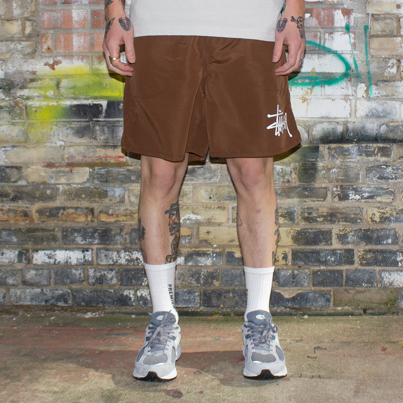 Stussy Big Basic Water Short Style # 113156 Color : Brown