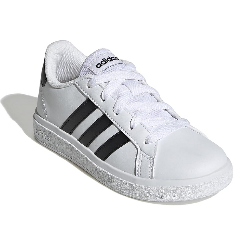 Big Kid's Adidas Grand Court 2.0 Cloud White/Core Black/Core Black (GW6511)