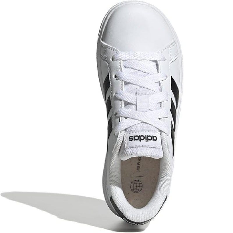 Big Kid's Adidas Grand Court 2.0 Cloud White/Core Black/Core Black (GW6511)