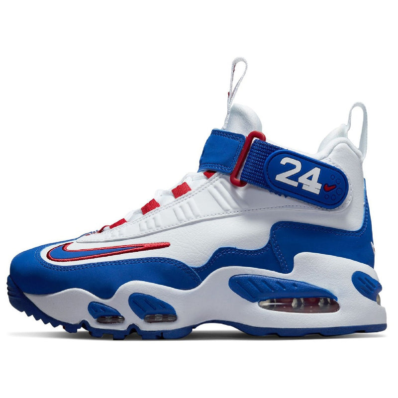 Big Kid's Nike Air Griffey Max 1 White/Old Royal-Gym Red (DX3724 100)