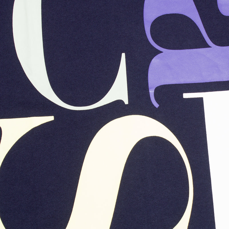 Cash Only Big Letter T-Shirt  Navy