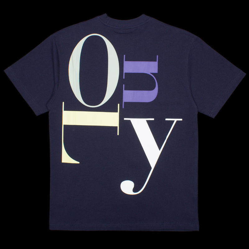 Cash Only Big Letter T-Shirt  Navy