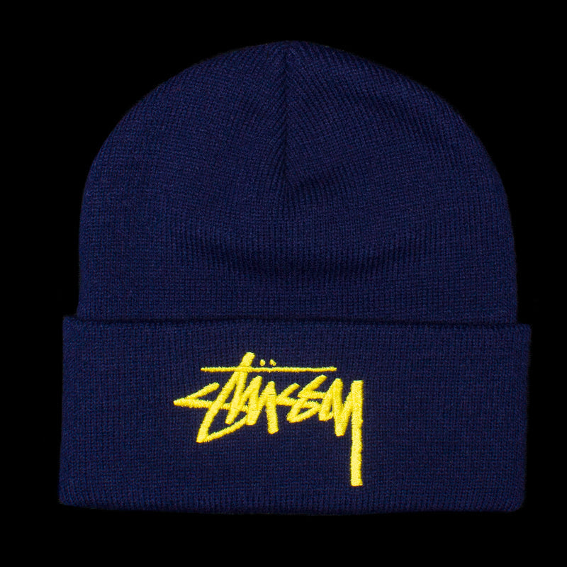 Stussy Big Stock Cuff Beanie : Navy