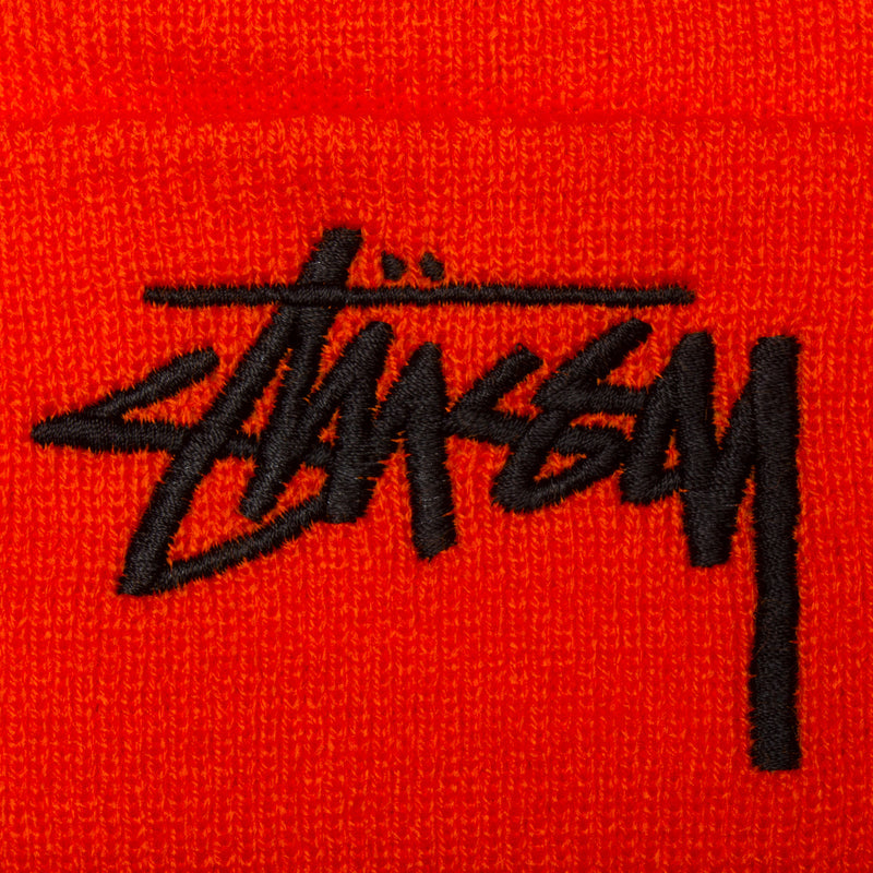 Stussy Big Stock Cuff Beanie : Orange
