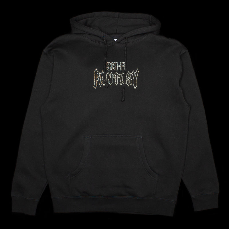 Sci-Fi Fantasy | Bike Studded Hoodie Color : Black