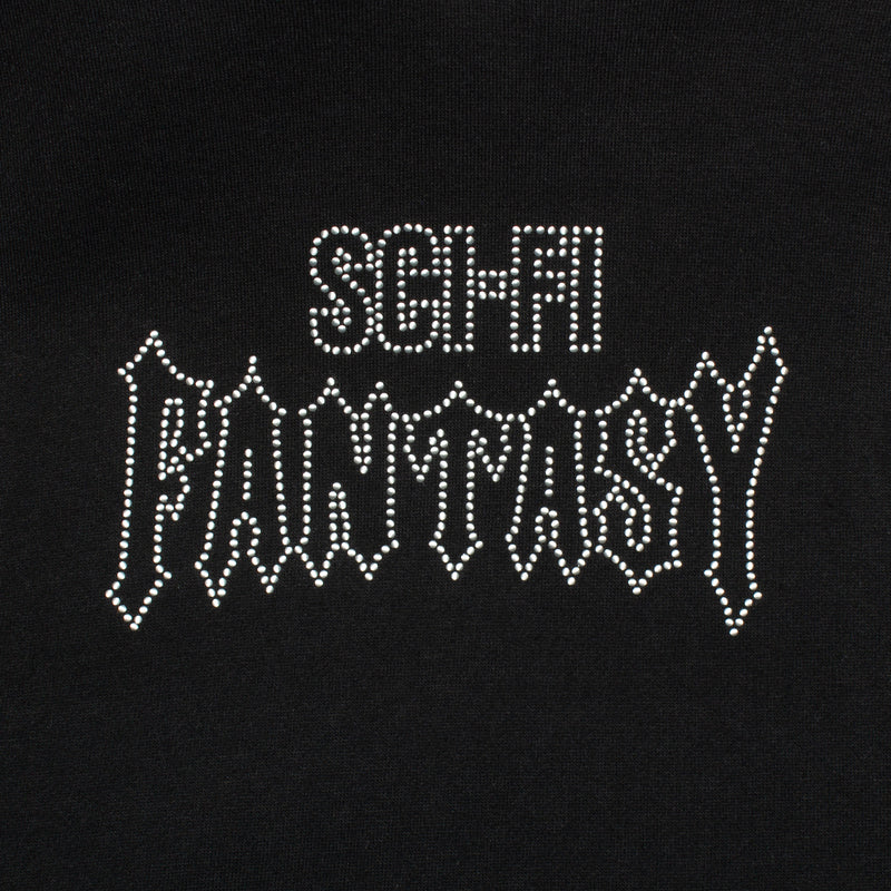 Sci-Fi Fantasy | Bike Studded Hoodie Color : Black