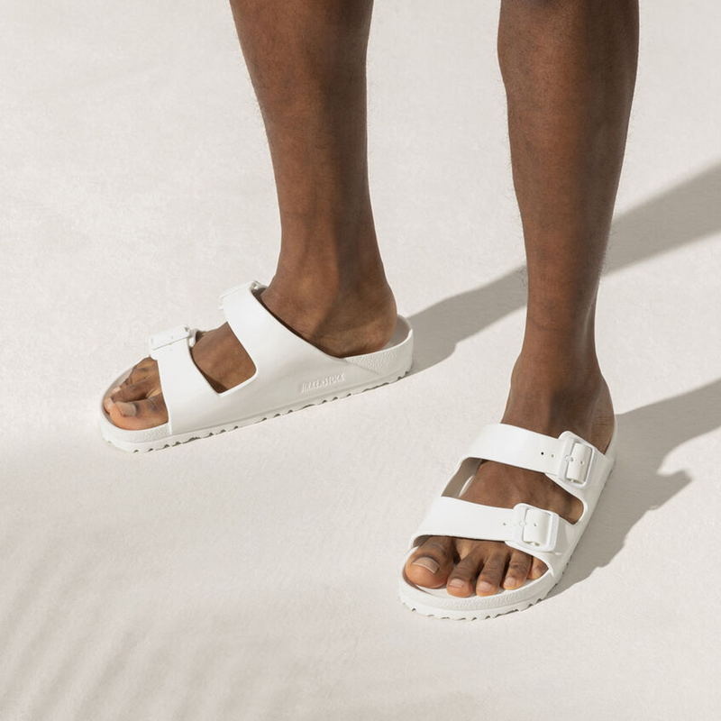 Birkenstock Arizona EVA Narrow Slide Sandal (Women) - White Sandal - Slide - The Heel Shoe Fitters