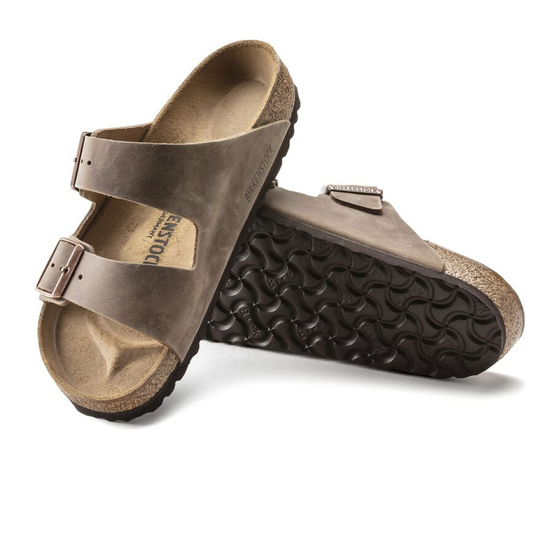 Birkenstock Arizona Oiled Leather Slide Sandal (Unisex) Sandal - Slide - The Heel Shoe Fitters